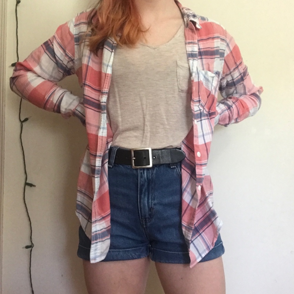 plaid shirt